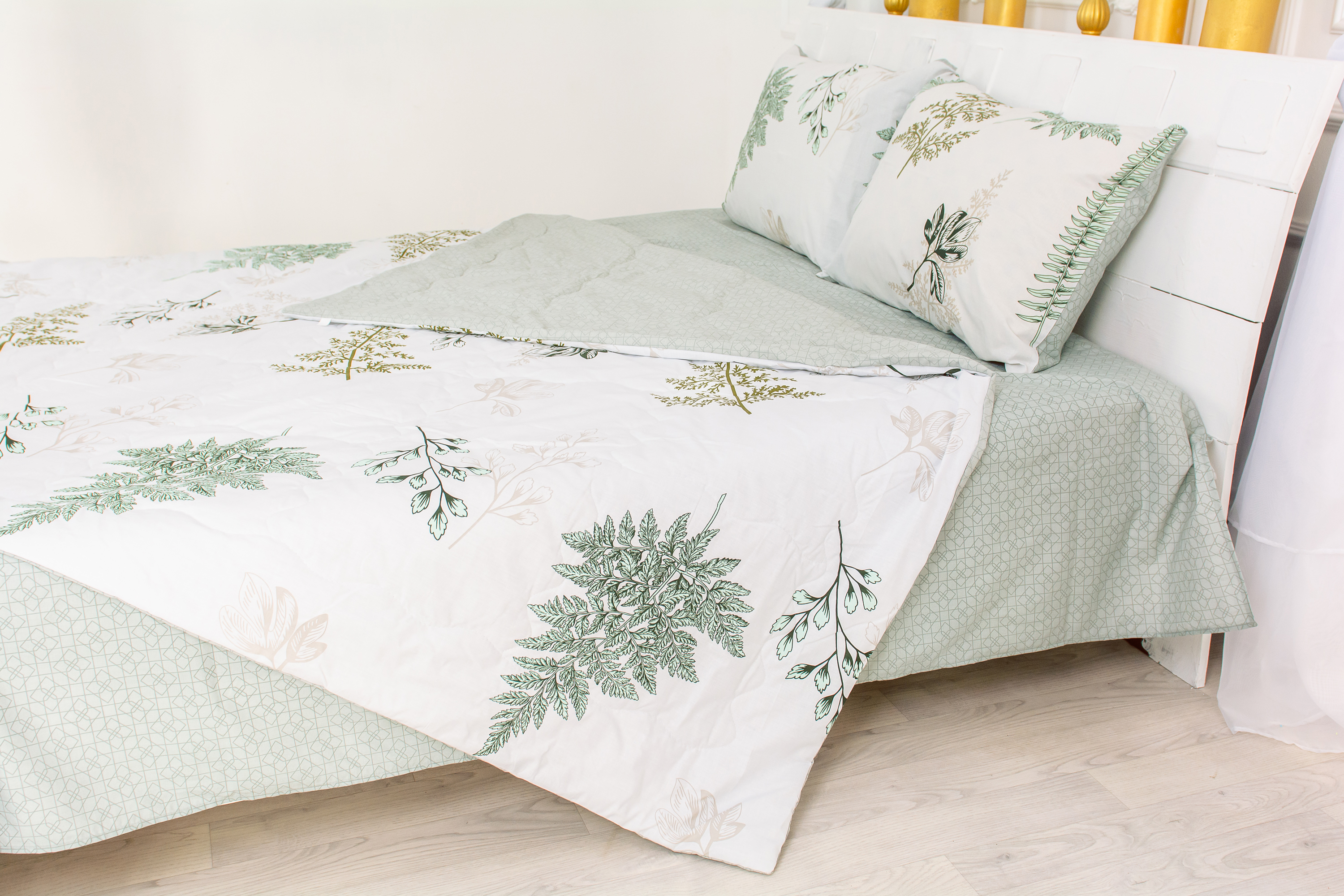 

Летний постельный комплект MirSon №2407 EcoSilk 17-0006 Donata одеяла 2 х 140х205 см + наволочки 2 х 50х70 см + простынь 220x240 см