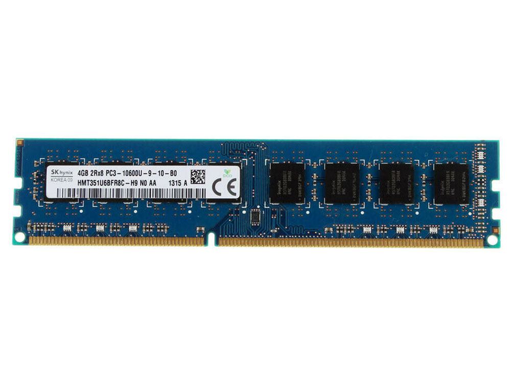 

Оперативная память Hynix 4 ГБ 2Rx8 PC3-10600 DDR3 1333 МГц Для intel и amd (1005-649-00)