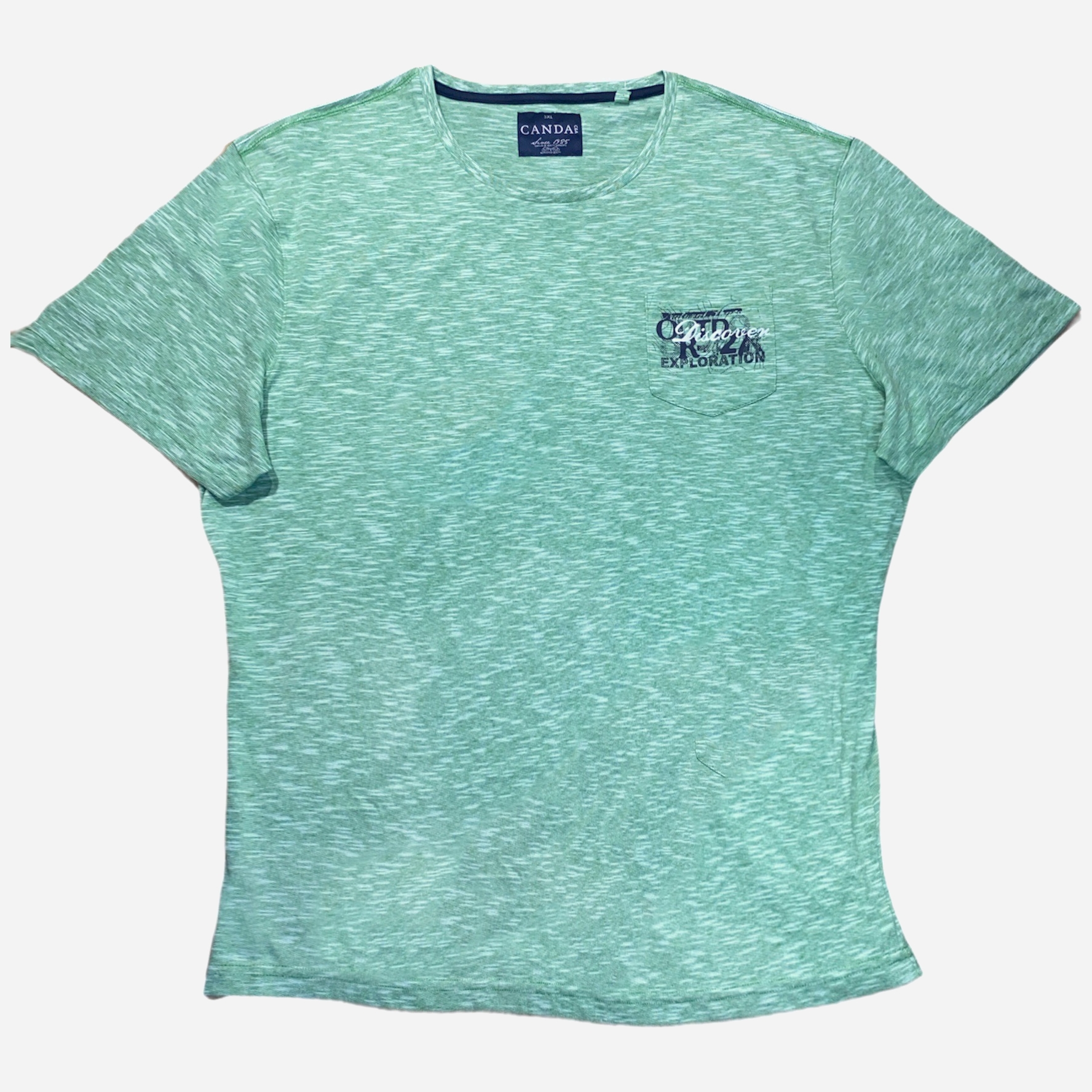 

Футболка C&A 2086808_меланж 3XL Салатовая