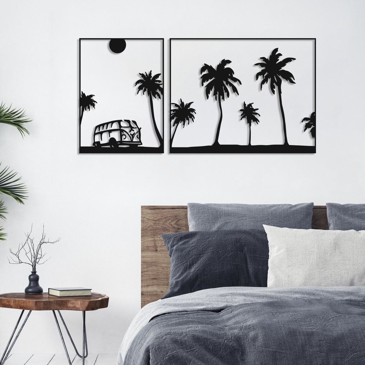 

Декор для стен. Панно из металла "California" 135*68 см