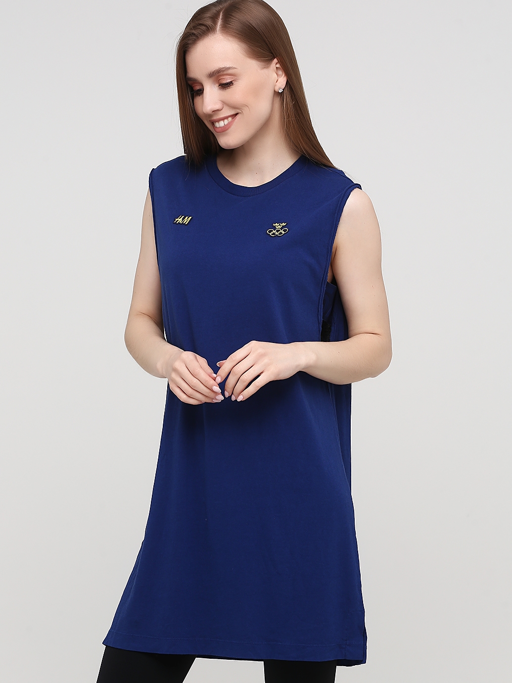 

Майка H&M 122008 S Синяя