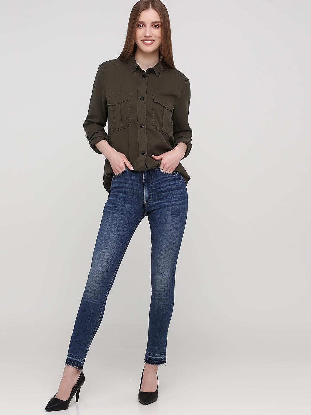 

Джинсы H&M 399201 W28-30 Синие