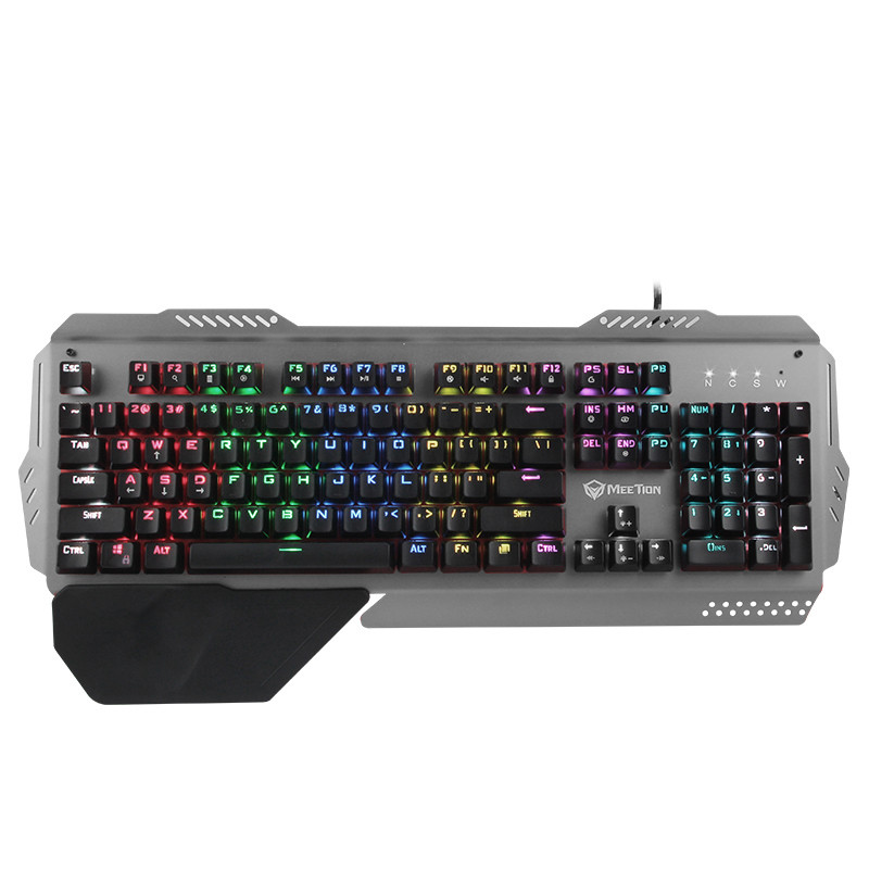 

Клавиатура игровая MEETION Gaming RGB Backlit MK-20, черно-серая