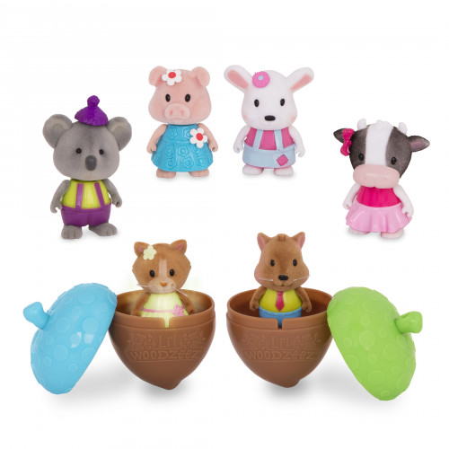 

Игрушка Li`l Woodzeez Bobblehead 6 ед Серия 3 (63200Z)