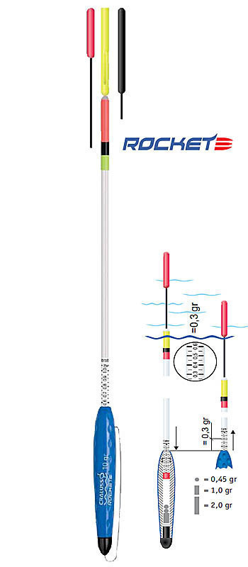 

Поплавок Cralusso Rocket (1006) 8г