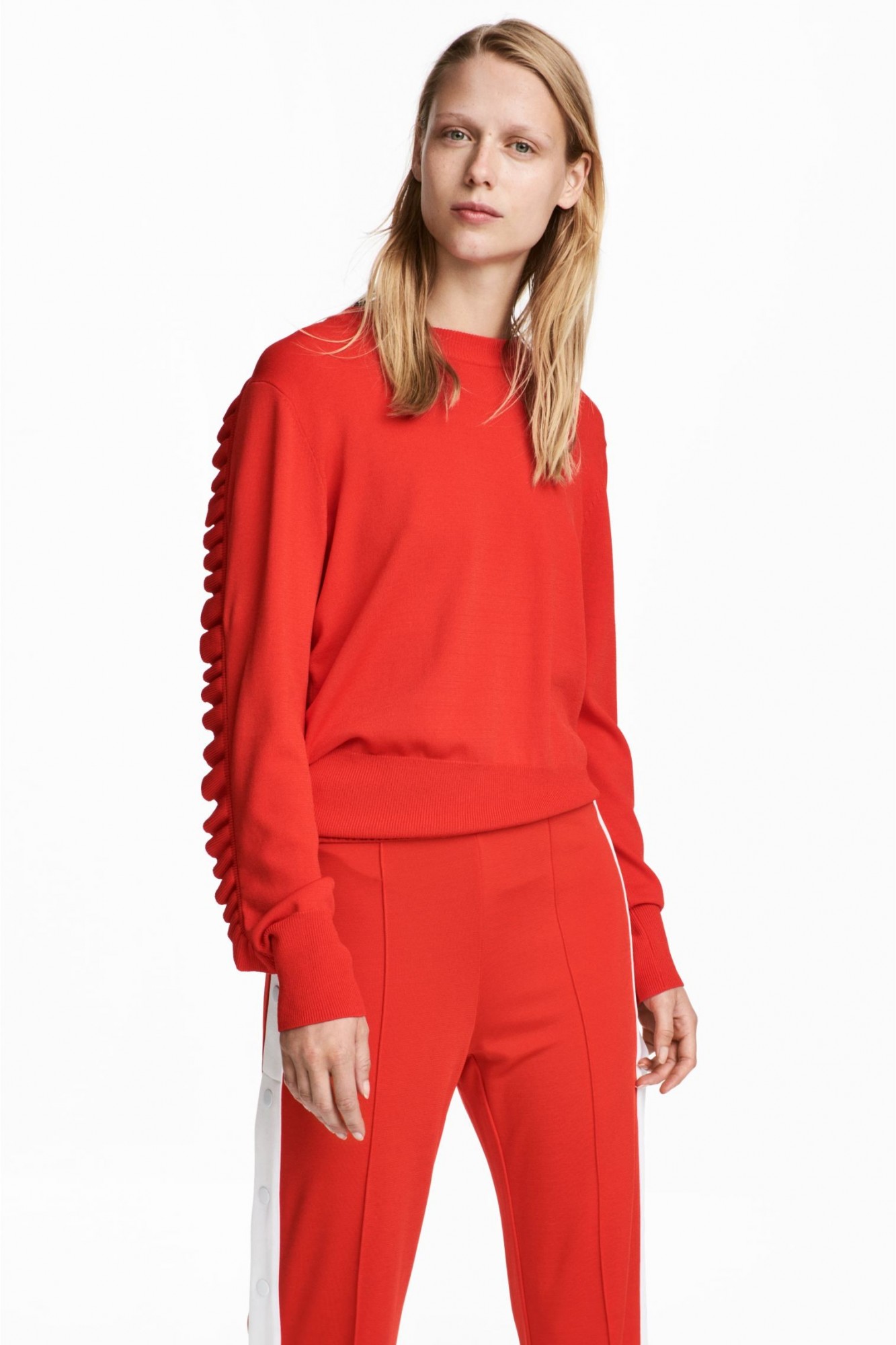 

Свитер H&M 36 красный 5471355471354