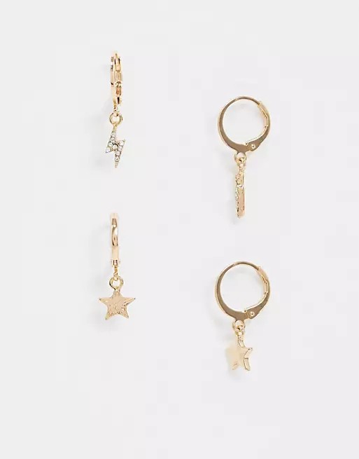 

Комплект серег 2 пары Asos 1122337750009