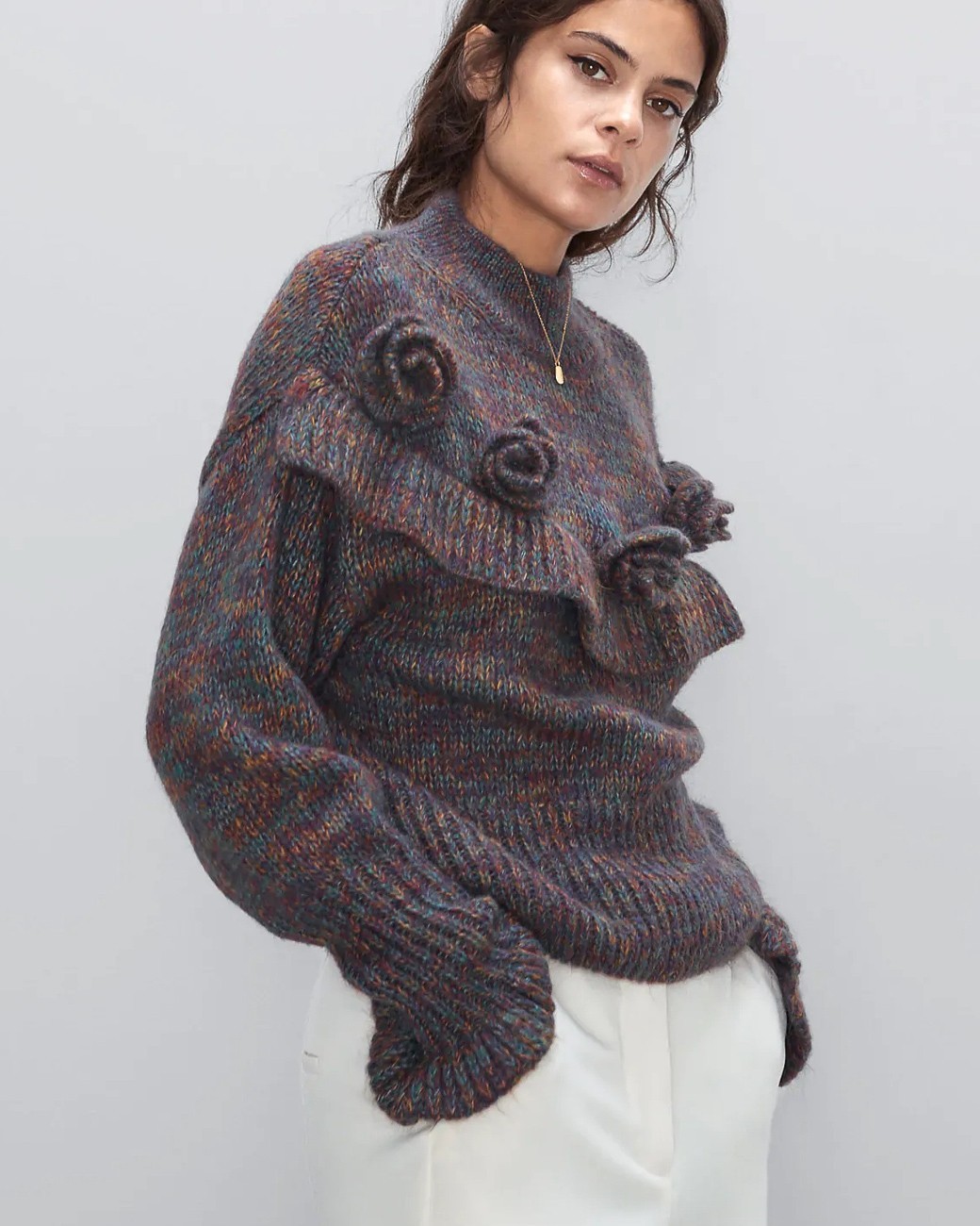 

Свитер ZARA S хаки 8032845341308