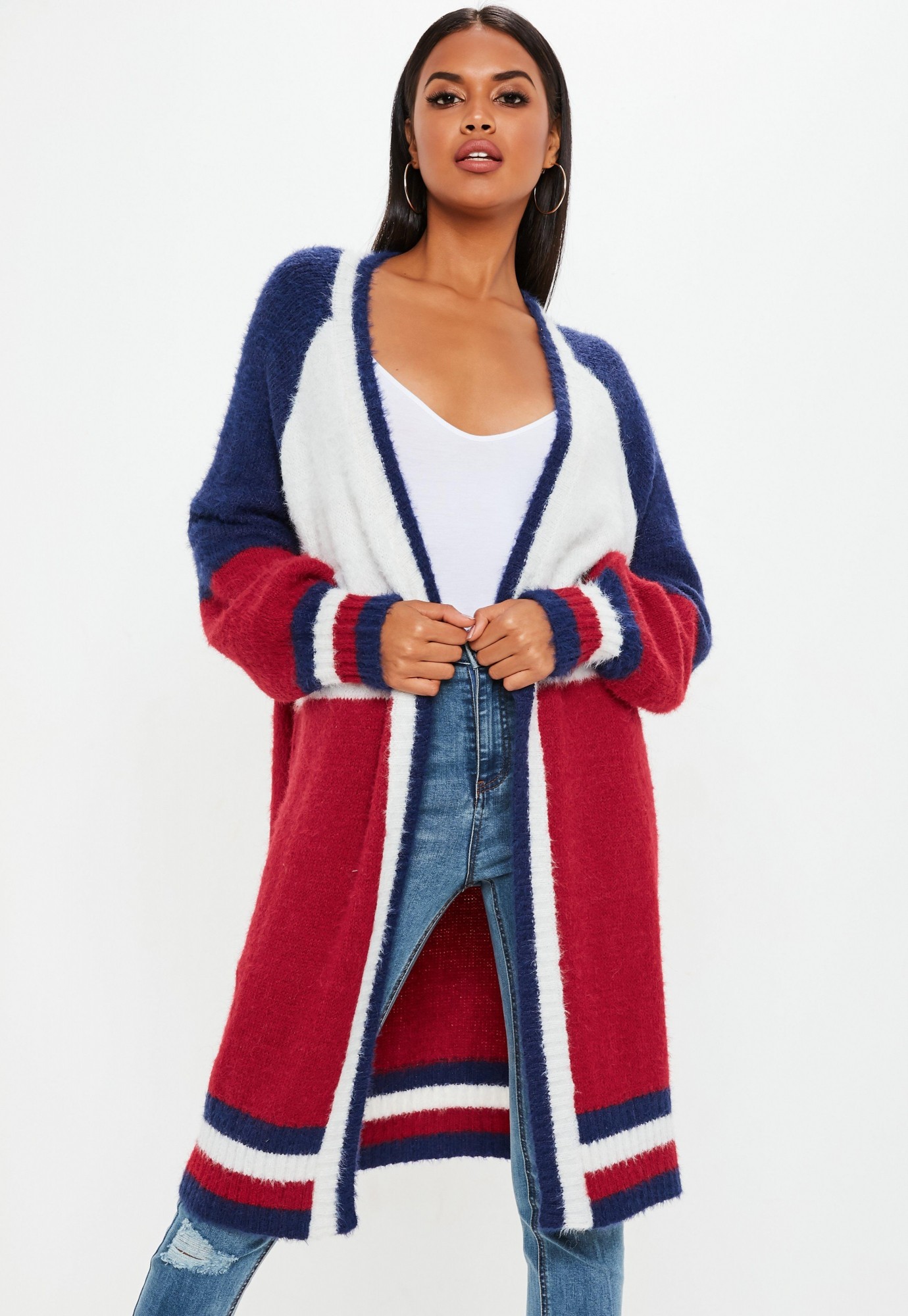 

Кардиган Missguided S белый 5057701928473
