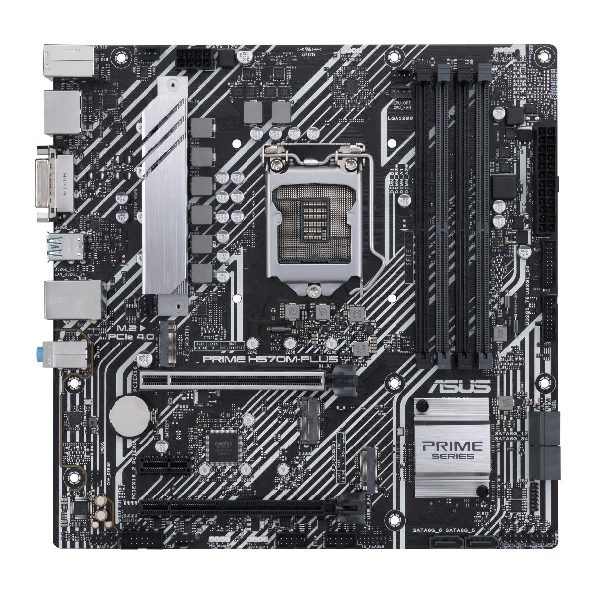 

Материнская плата ASUS PRIME H570M-PLUS (Socket 1200)