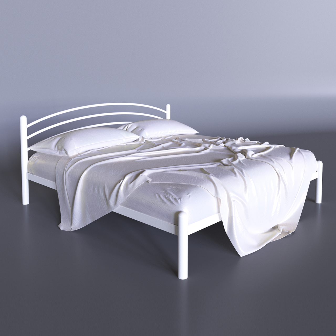 

Кровать металлическая двуспальная Tenero Маранта 1400х1900