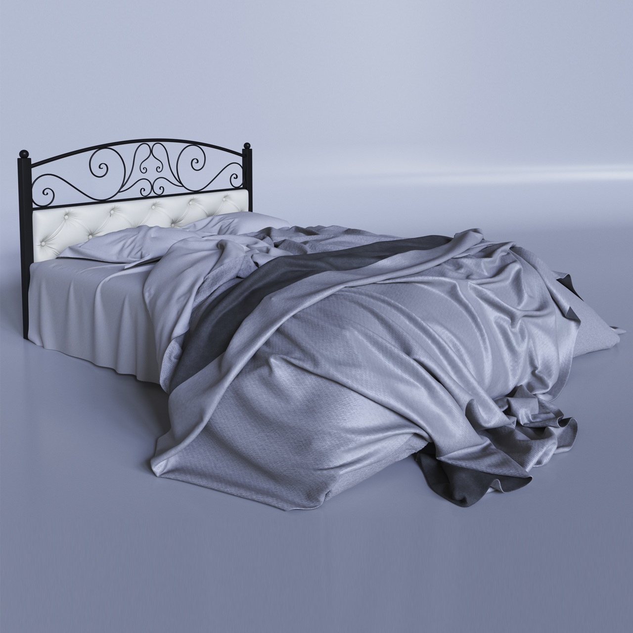

Кровать металлическая двуспальная Tenero Астра 1200х2000