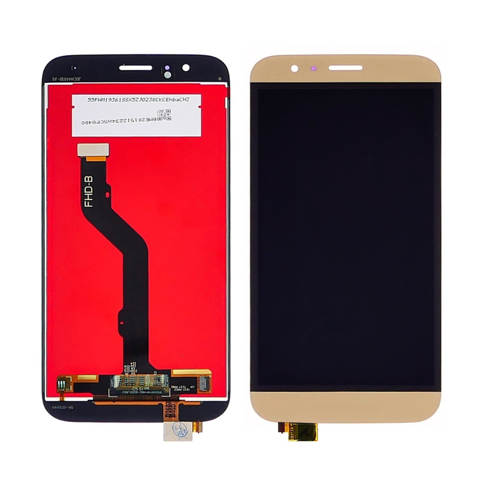 

Дисплей для Huawei G8 (RIO-L01) с золотистым тачскрином