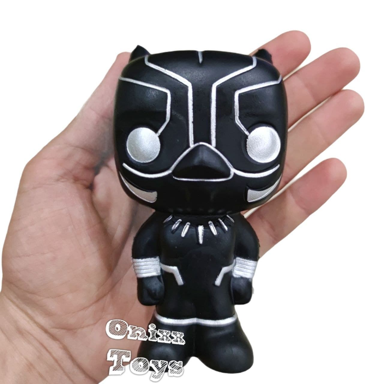 

Сквиш Pop It Черная пантера супергерой Comics Squishy игрушка-антистресс S142.36.75