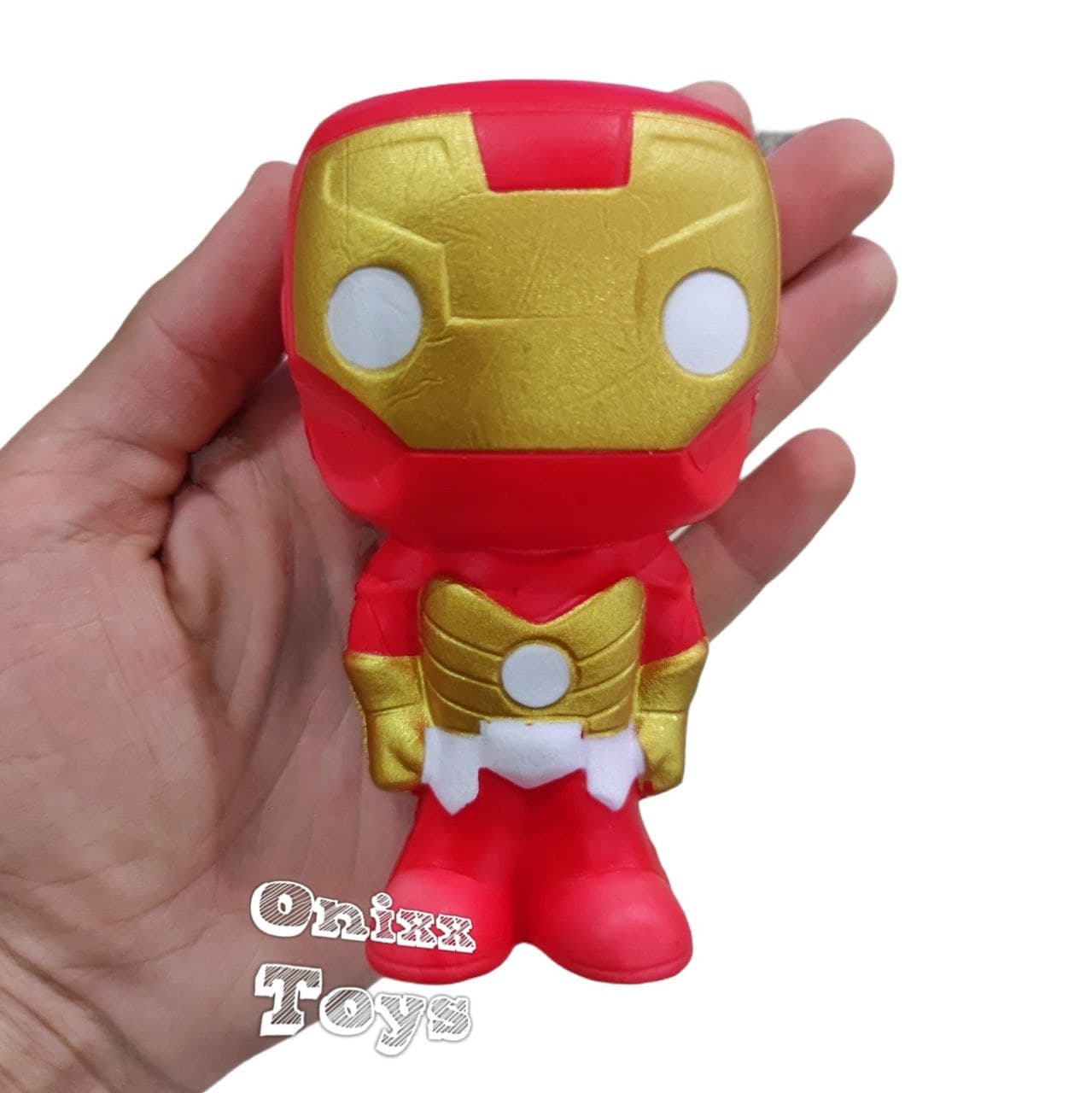 

Сквиш Pop It Железный человек супергерой Comics Squishy игрушка-антистресс S142.36.76