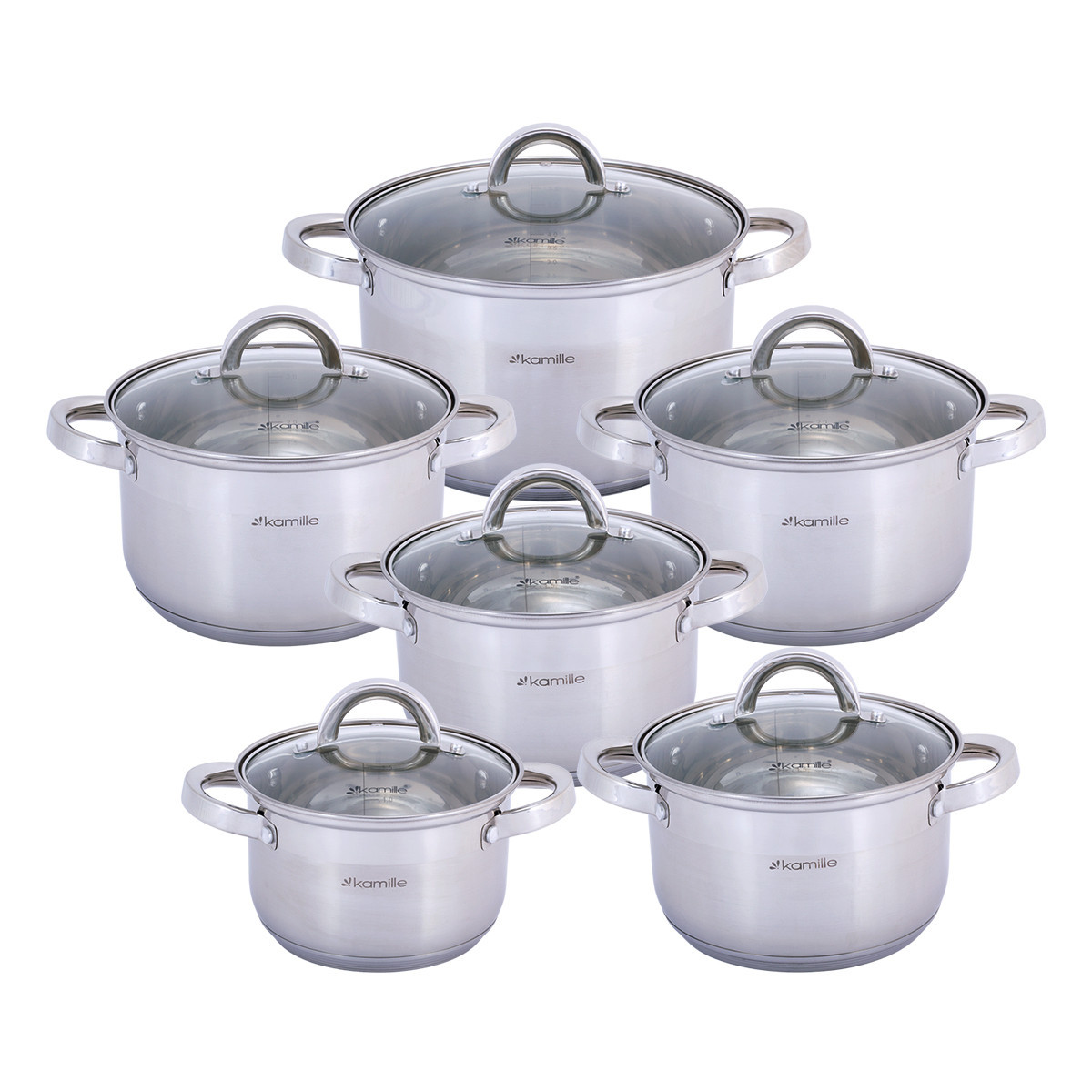 

Набор кухонной посуды Kamille KM-5640S (12 пр)