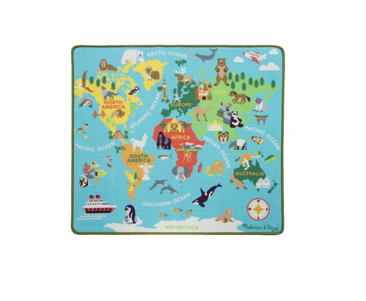 

Игровой коврик Карта мира Melissa&Doug MD15194