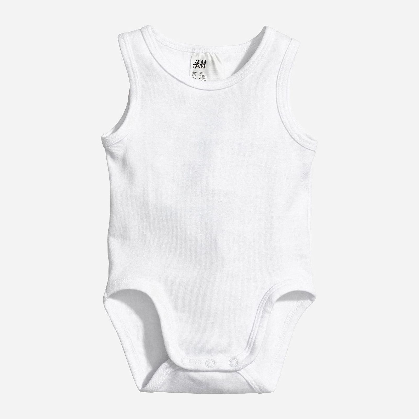 

Боди-майка H&M 0634029 50 см Белая