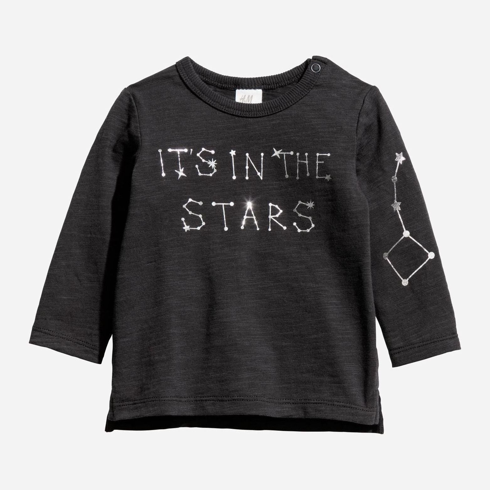 

Лонгслив H&M 0545384 80 см Черный
