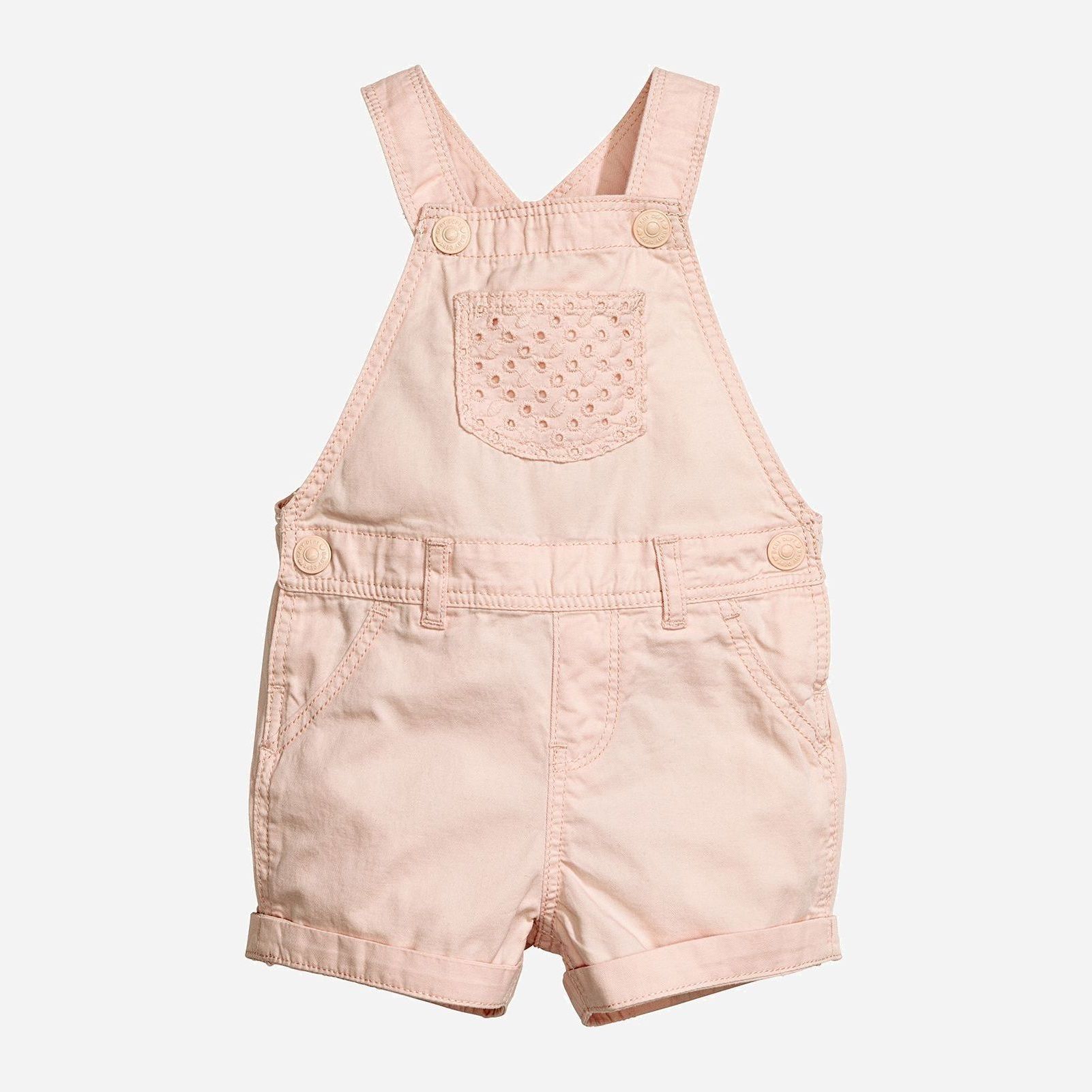 

Полукомбинезон джинсовый H&M 0450353 68 см Розовый