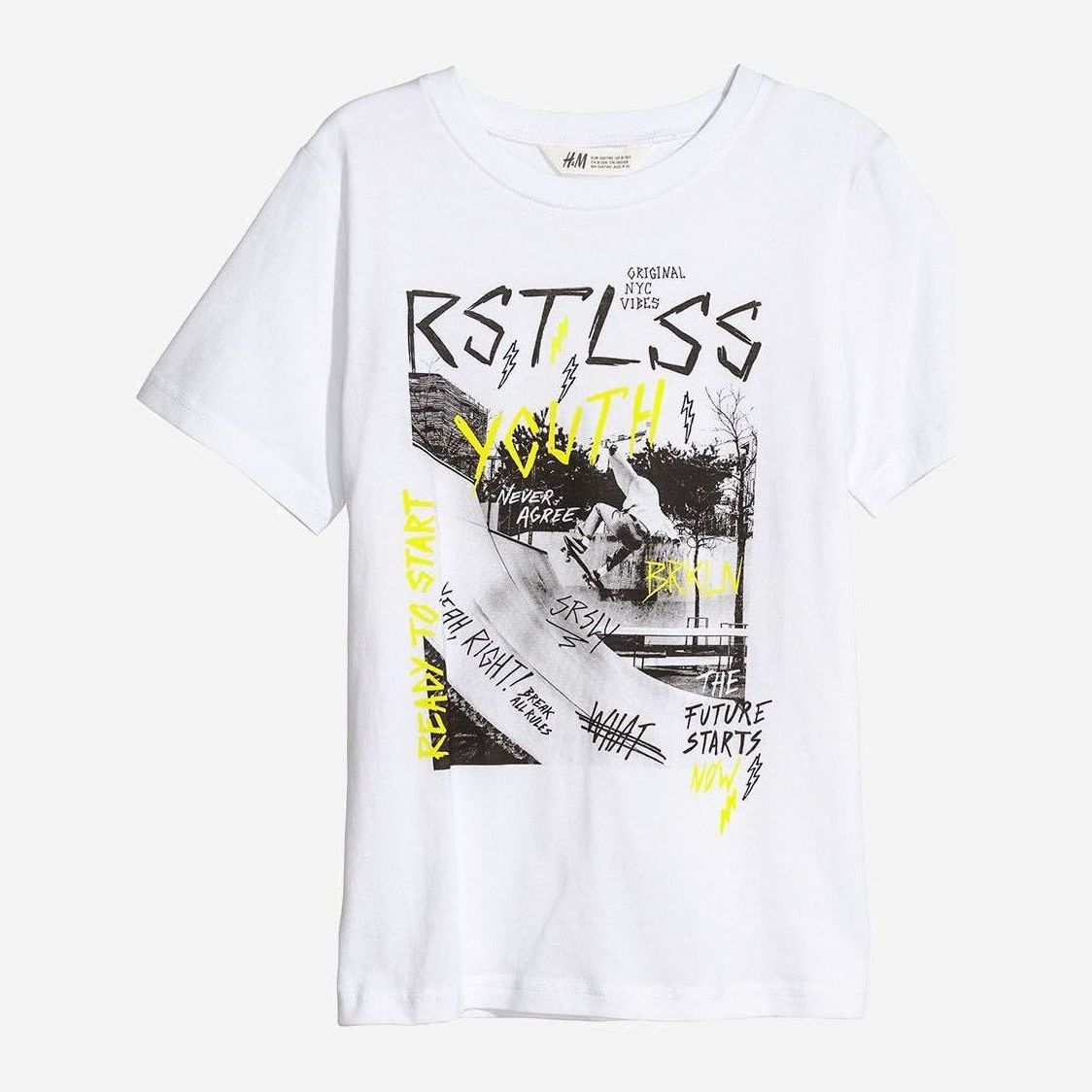 

Футболка H&M 0585680_s 134-140 см Белая