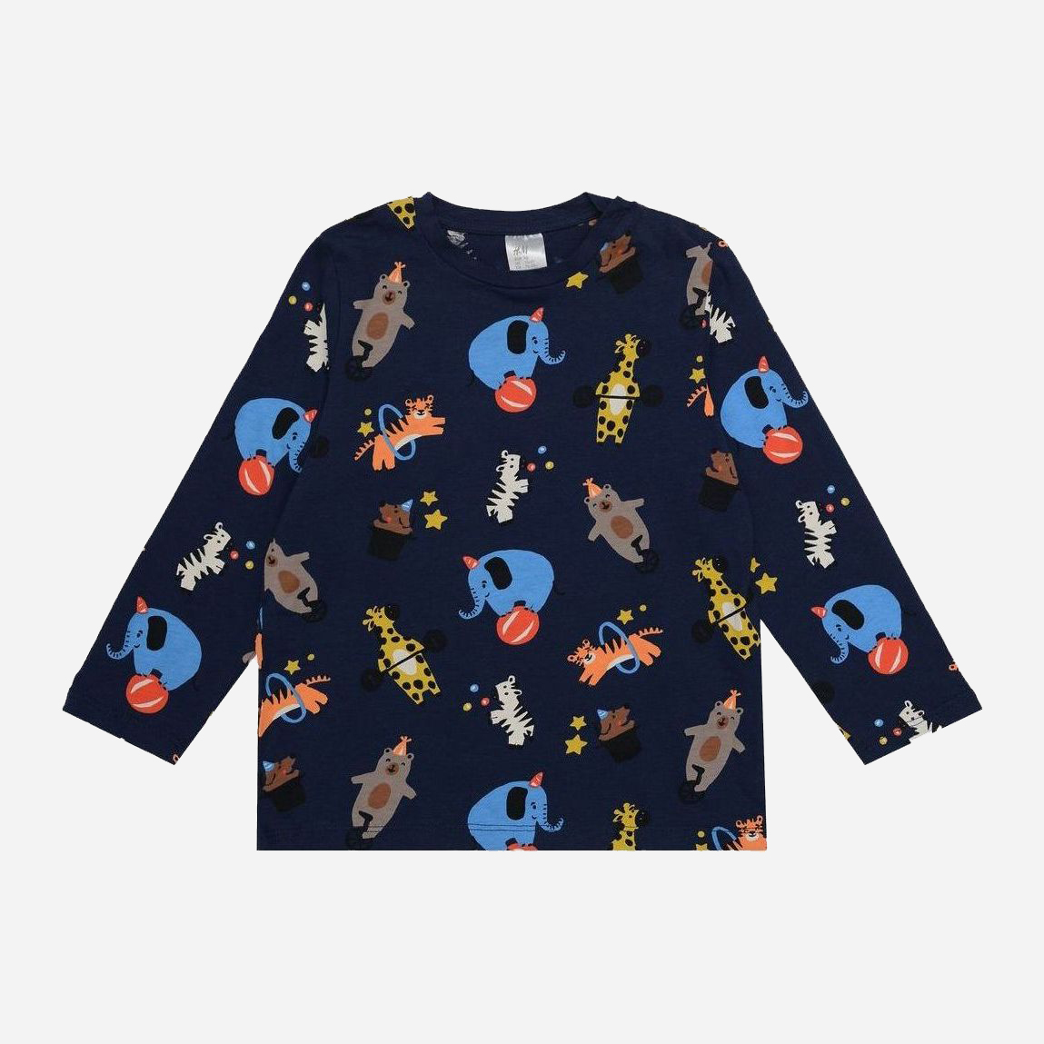 

Футболка с длинными рукавами H&M 0679633 80 см Синяя