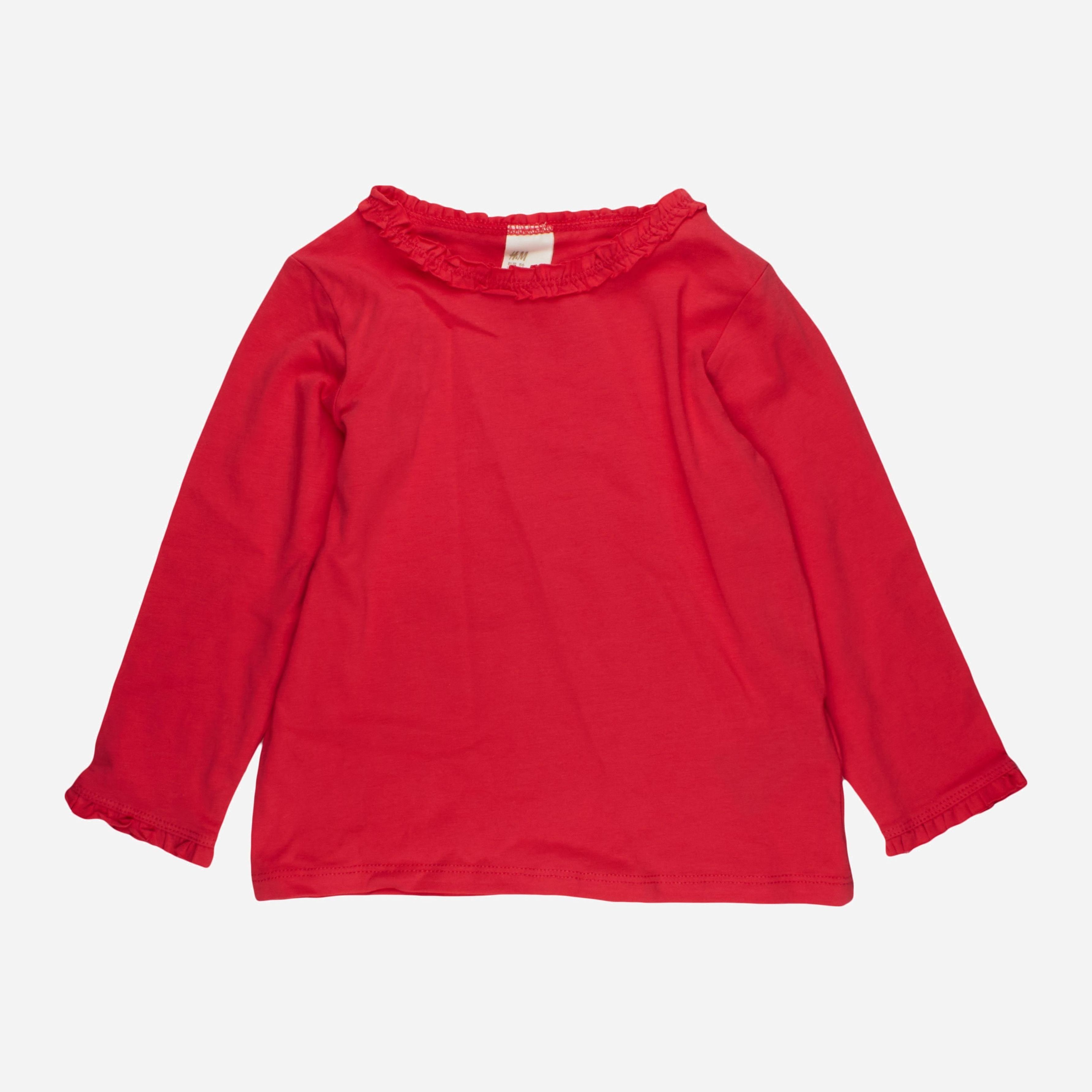 

Футболка с длинными рукавами H&M 0698013 80 см Малиновая