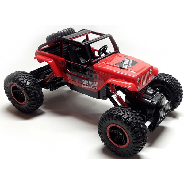 

Внедорожник с большими колесами на радиоуправлении Diancheng Toys Rock Crawler 0136 Красный