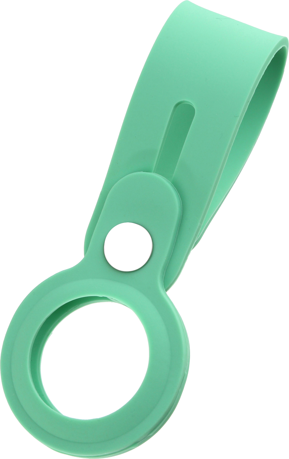 

Чехол-брелок ArmorStandart Silicone Loop with Button для Apple AirTag Dark Green (ARM59160)