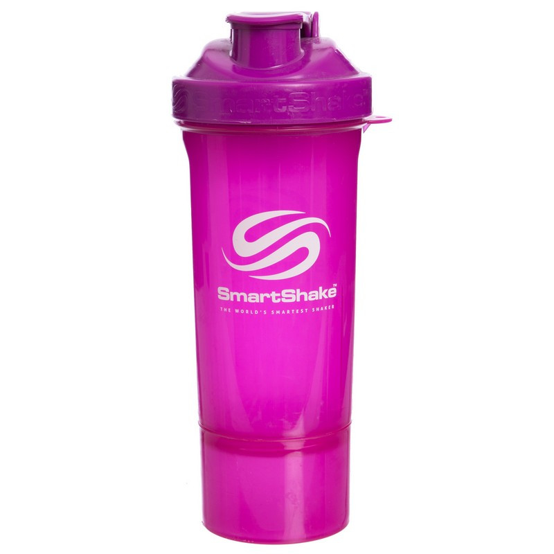 

Шейкер 2-х камерный для спортивного питания SMART SHAKER SLIM My Fit 5053 600 мл Розовый