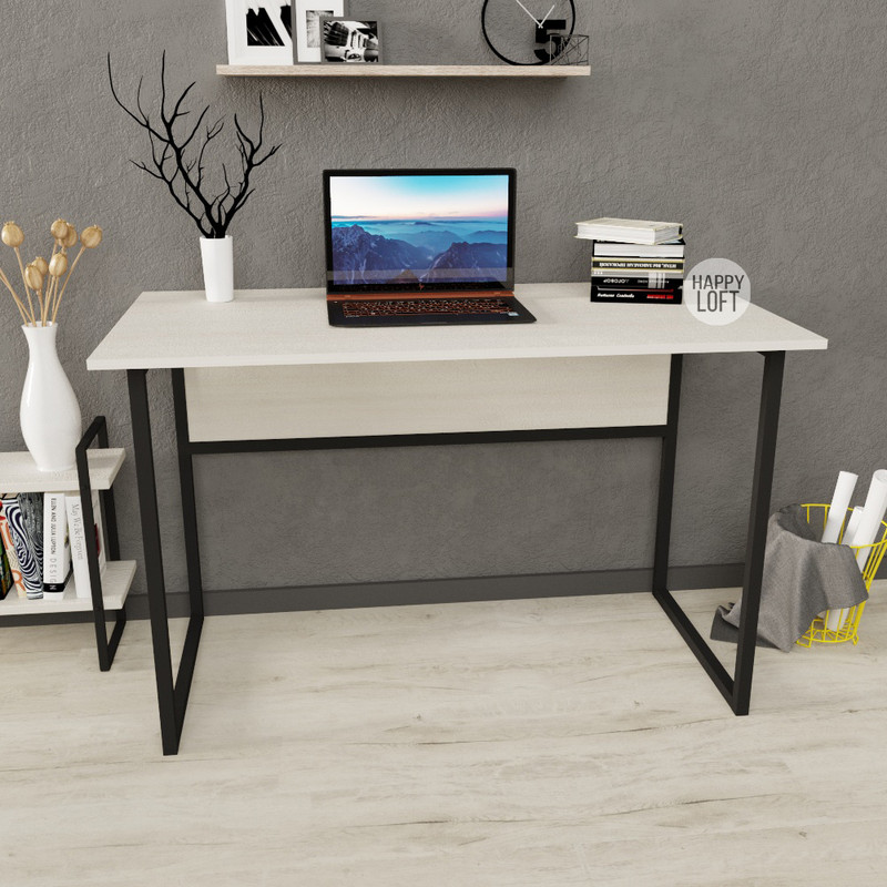 

Компьютерный стол LoftMLT S107 75x140x60 ЛДСП Дуб Шамони Светлый 16мм