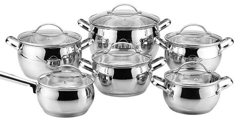 

Набор кастрюль Maestro Jambo Apple 12 предметов