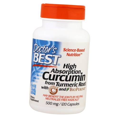 

High Absorption Curcumin from Turmeric Root 500 Doctor's Best 120капс (71327005)