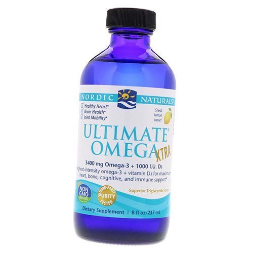 

Ultimate Omega Xtra Liquid Nordic Naturals 237мл Лимон (67352026)