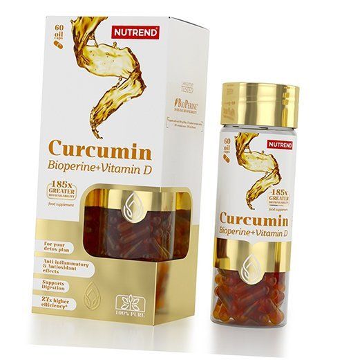 

Curcumin Bioperine+Vitamin D Nutrend 60капс (71119001)