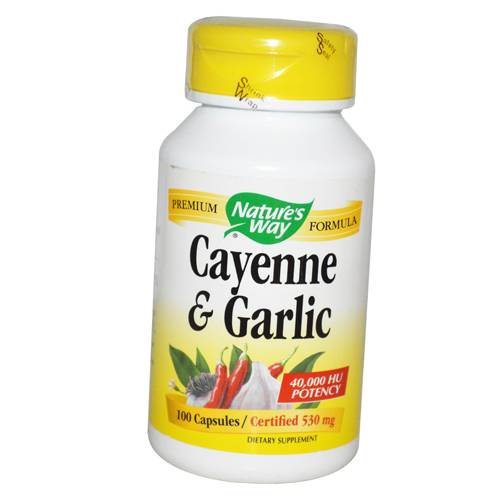 

Cayenne & Garlic Nature's Way 100капс (71344052)
