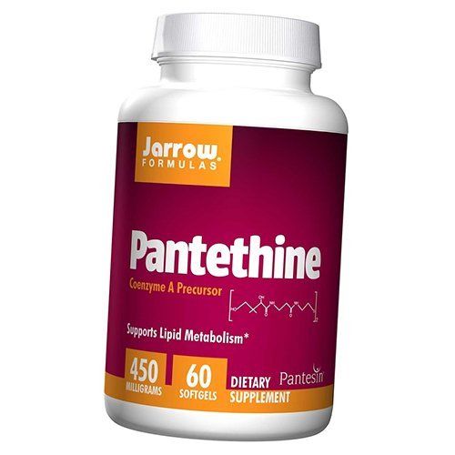 

Пантетин, Кофермент В5, Pantethine 450, Jarrow Formulas 60гелкапс (72345015)