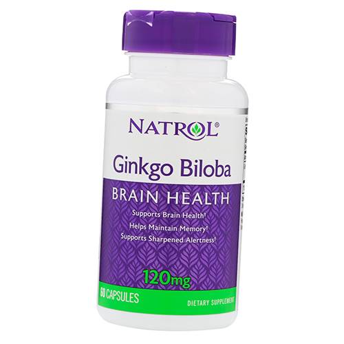 

Гинкго Билоба, Ginkgo Biloba, Natrol 60капс (71358001)