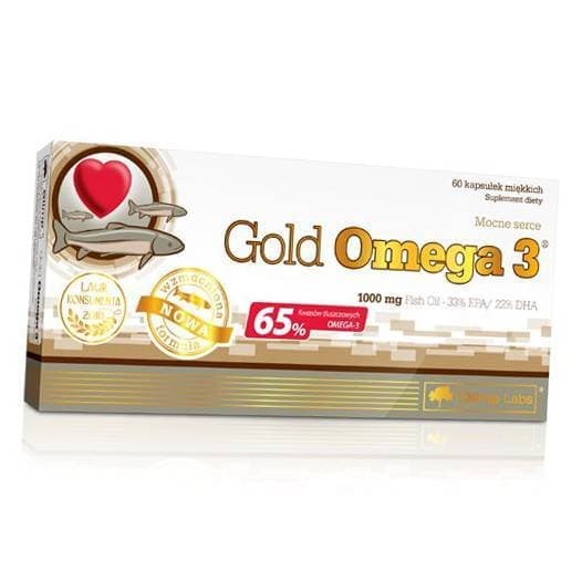 

Рыбий жир, Омега 3, Gold Omega 3, Olimp Nutrition 60гелкапс (67283003)