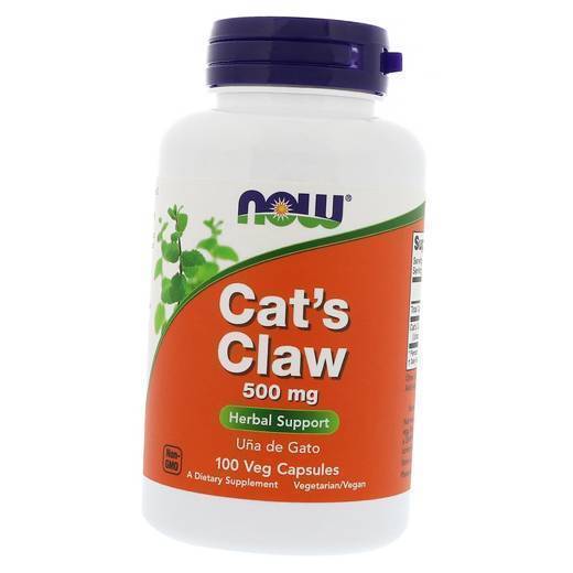 

Кошачий Коготь, Cat's Claw 500, Now Foods 100вегкапс (71128029)