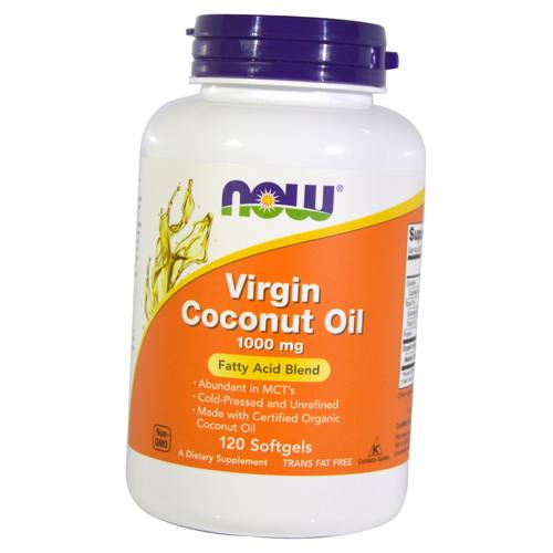 

Virgin Coconut Oil 1000 Now Foods 120гелкапс (71128111)