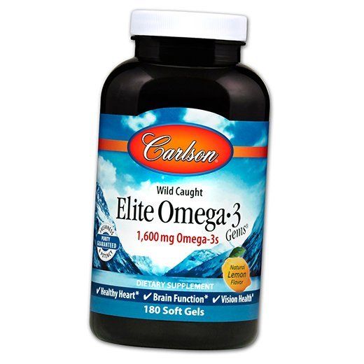 

Омега 3, Elite Omega-3, Carlson Labs 180гелкапс Лимон (67353010)