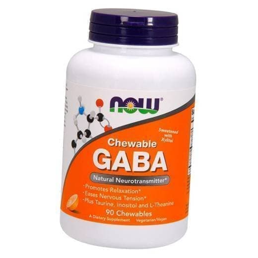 

Gaba 250 Chewable Now Foods 90таб Апельсин (72128046)