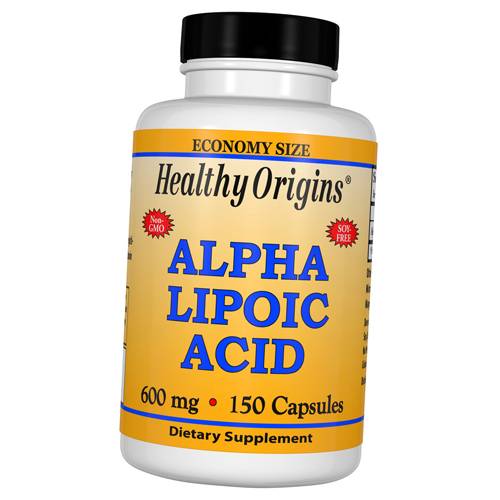 

Альфа Липоевая кислота, Alpha Lipoic Acid 600, Healthy Origins 150капс (70354004)