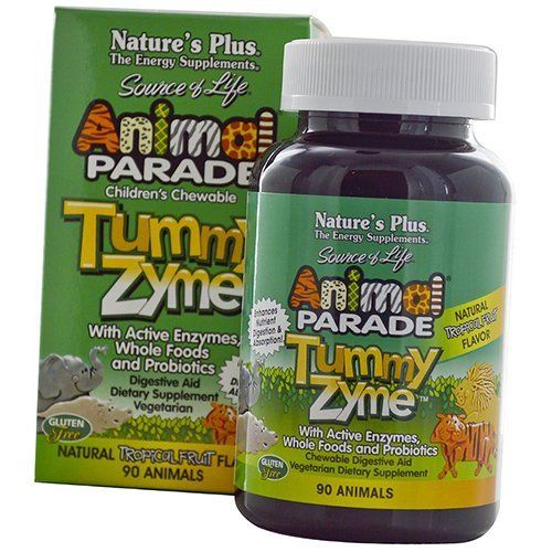 

Animal Parade Tummy Zyme Children’s Nature's Plus 90таб Тропический фрукт (69375006)