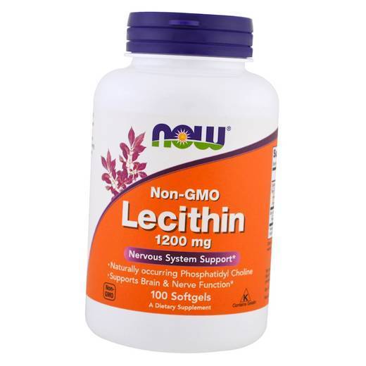 

Lecithin 1200 Now Foods 100гелкапс (72128004)