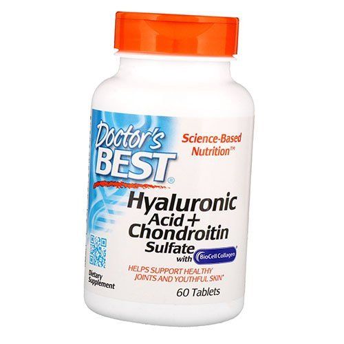

Hyaluronic Acid with Chondroitin with BioCell Doctor's Best 60таб (68327005)
