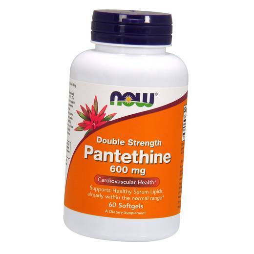 

Пантетин, Кофермент В5, Pantethine 600, Now Foods 60гелкапс (72128055)