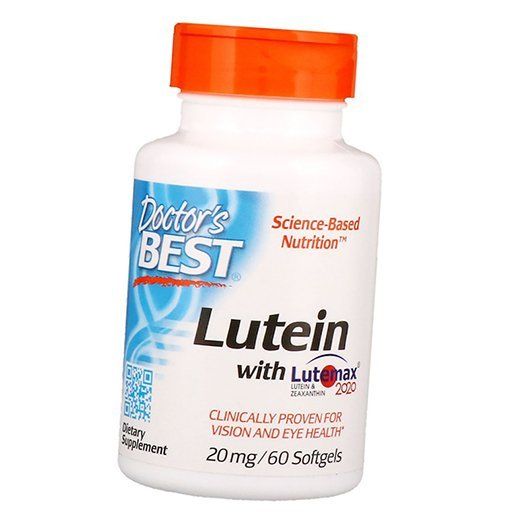 

Лютеин и Зеаксантин, Lutein with Lutemax, Doctor's Best 60гелкапс (72327007)