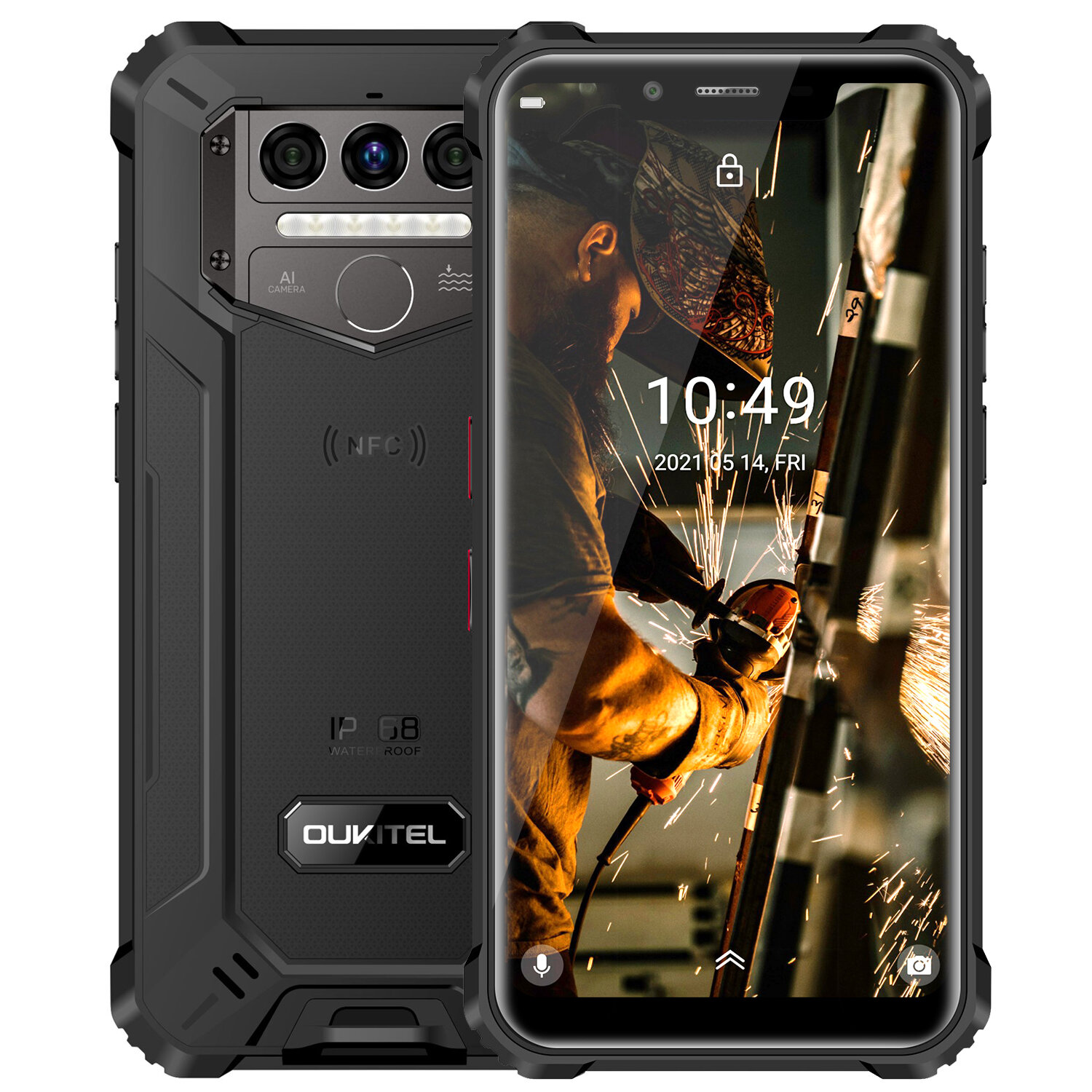 

Мобильный телефон Oukitel WP9 6/128Gb Black